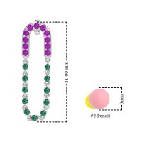 Loop Chain Stud Earrings