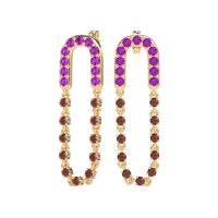 Loop Chain Stud Earrings