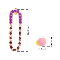 Loop Chain Stud Earrings