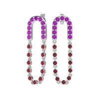 Loop Chain Stud Earrings