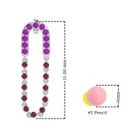 Loop Chain Stud Earrings