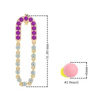 Loop Chain Stud Earrings
