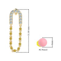 Loop Chain Stud Earrings
