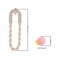 Loop Chain Stud Earrings