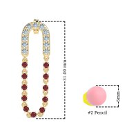 Loop Chain Stud Earrings