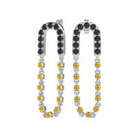 Loop Chain Stud Earrings