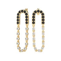 Loop Chain Stud Earrings