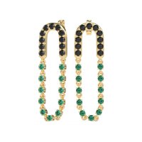 Loop Chain Stud Earrings