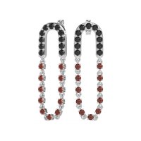 Loop Chain Stud Earrings