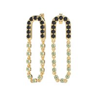 Loop Chain Stud Earrings