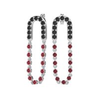 Loop Chain Stud Earrings