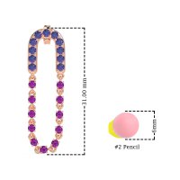 Loop Chain Stud Earrings