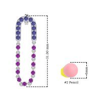 Loop Chain Stud Earrings