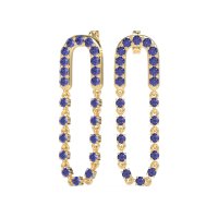 Loop Chain Stud Earrings
