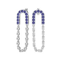Loop Chain Stud Earrings