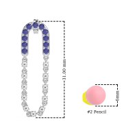 Loop Chain Stud Earrings