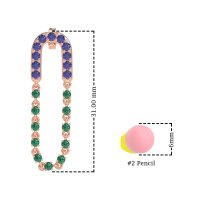 Loop Chain Stud Earrings