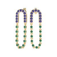 Loop Chain Stud Earrings