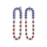 Loop Chain Stud Earrings