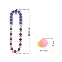 Loop Chain Stud Earrings