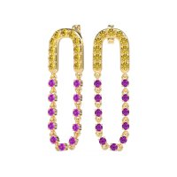 Loop Chain Stud Earrings