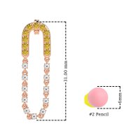 Loop Chain Stud Earrings