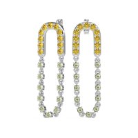 Loop Chain Stud Earrings