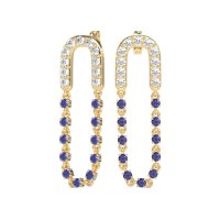 Loop Chain Stud Earrings