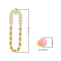Loop Chain Stud Earrings