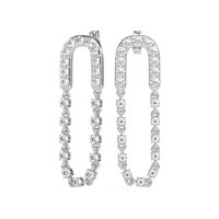 Loop Chain Stud Earrings