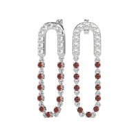 Loop Chain Stud Earrings