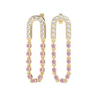 Loop Chain Stud Earrings