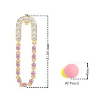 Loop Chain Stud Earrings