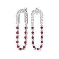 Loop Chain Stud Earrings