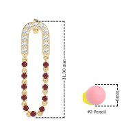 Loop Chain Stud Earrings