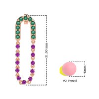Loop Chain Stud Earrings