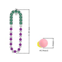 Loop Chain Stud Earrings