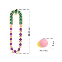 Loop Chain Stud Earrings