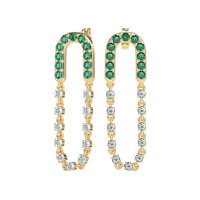 Loop Chain Stud Earrings