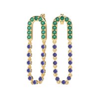 Loop Chain Stud Earrings