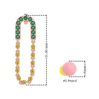 Loop Chain Stud Earrings