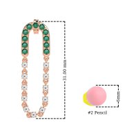 Loop Chain Stud Earrings