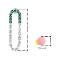 Loop Chain Stud Earrings