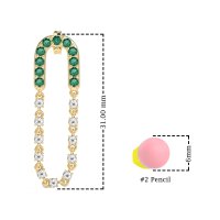 Loop Chain Stud Earrings