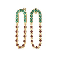 Loop Chain Stud Earrings