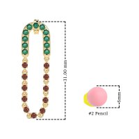 Loop Chain Stud Earrings