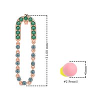 Loop Chain Stud Earrings