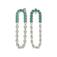 Loop Chain Stud Earrings
