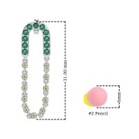 Loop Chain Stud Earrings