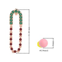 Loop Chain Stud Earrings